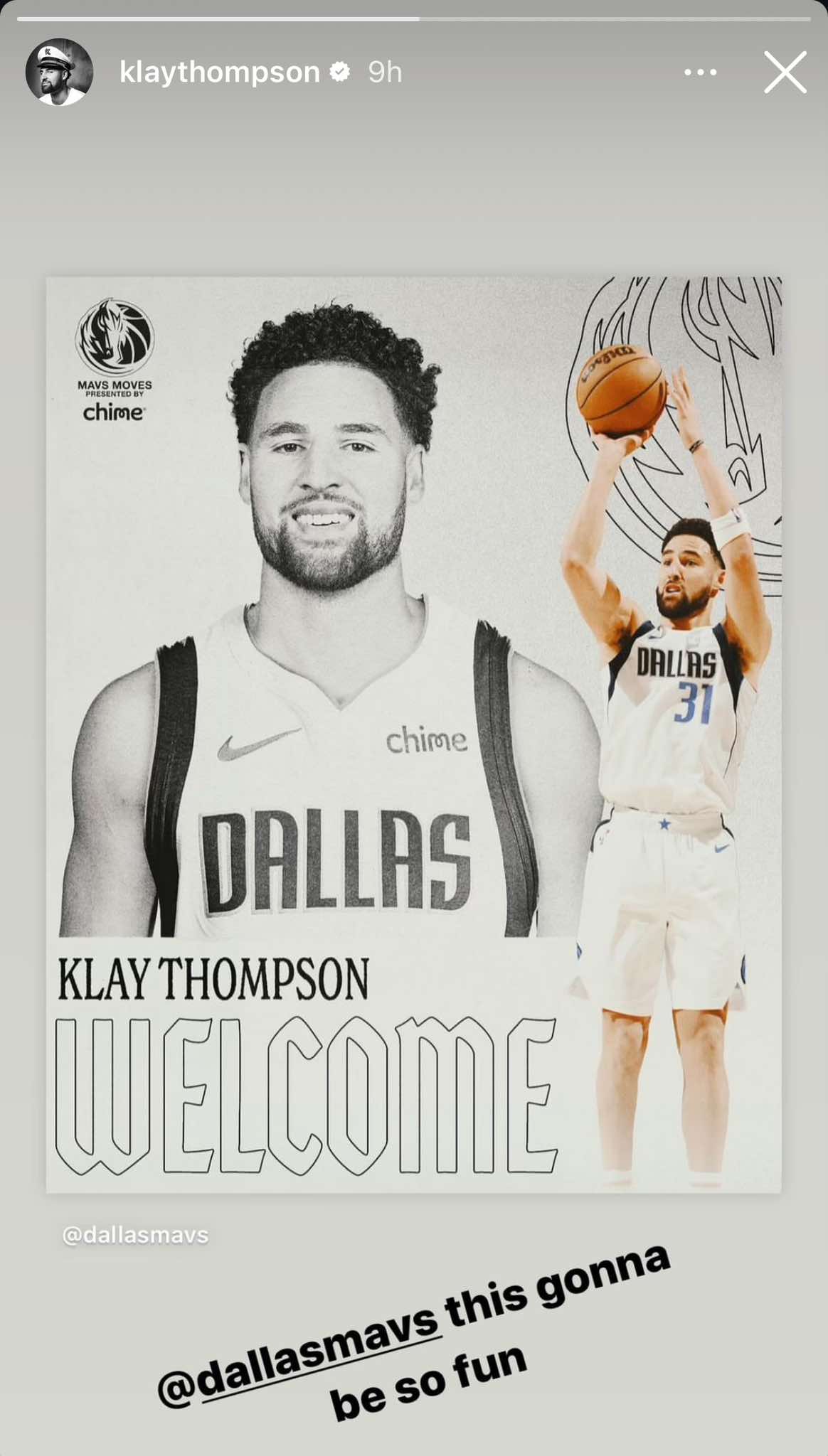 Klay Thompson Mavericks