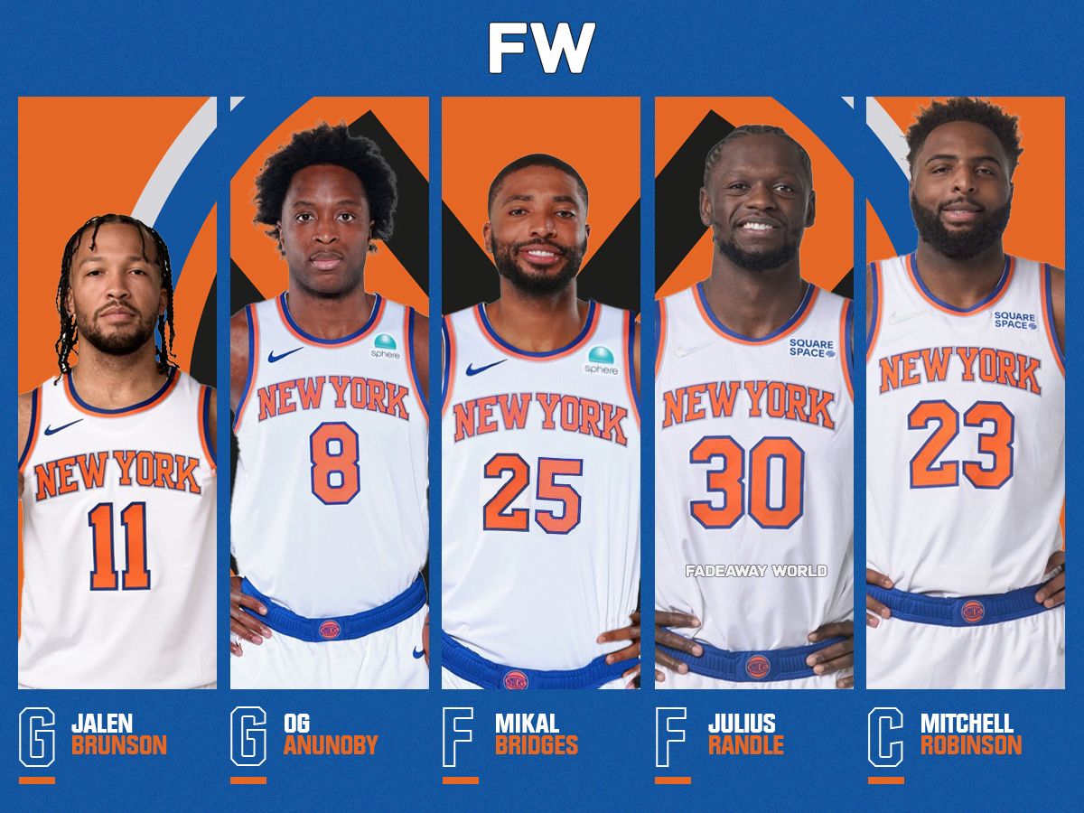 Starting Lineup No 1: Traditional Lineup - New York Knicks