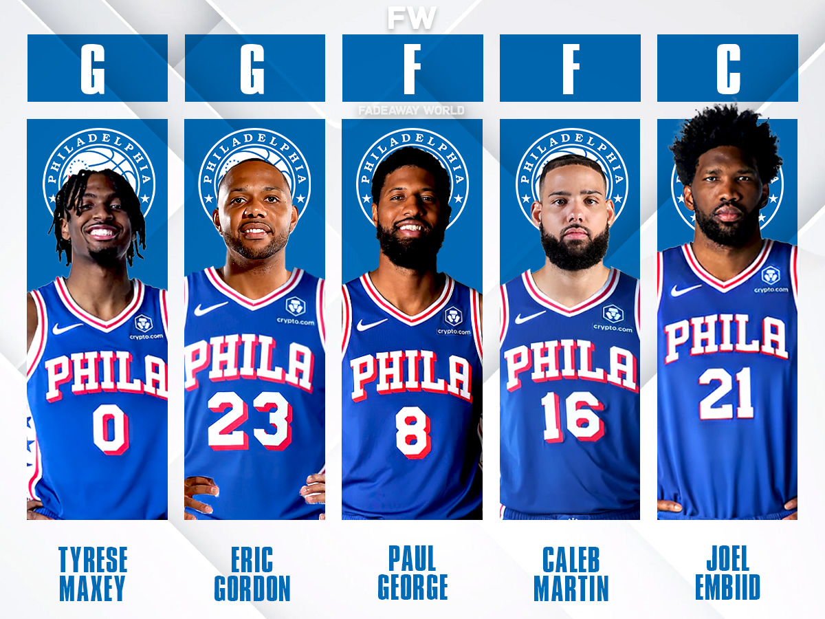 Starting Lineup No 2: Offensive Lineup - Philadelphia 76ers