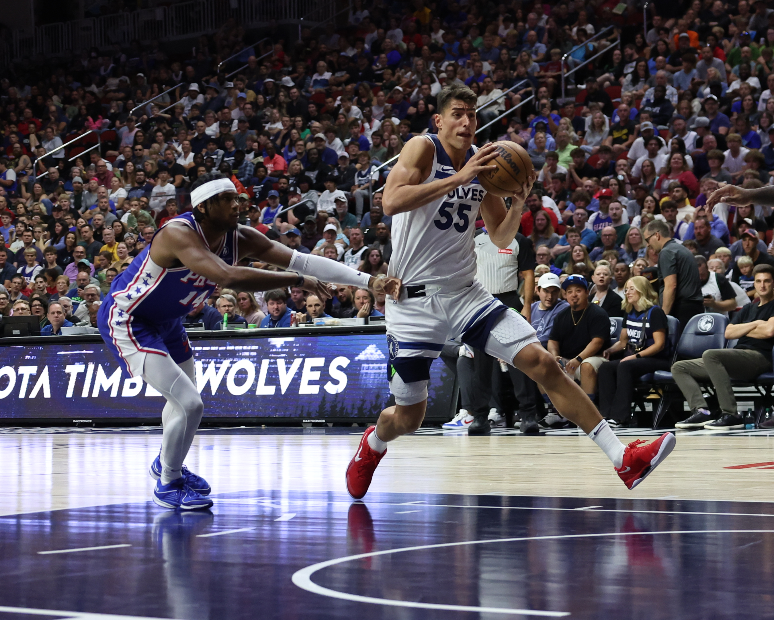 Timberwolves center Luka Garza