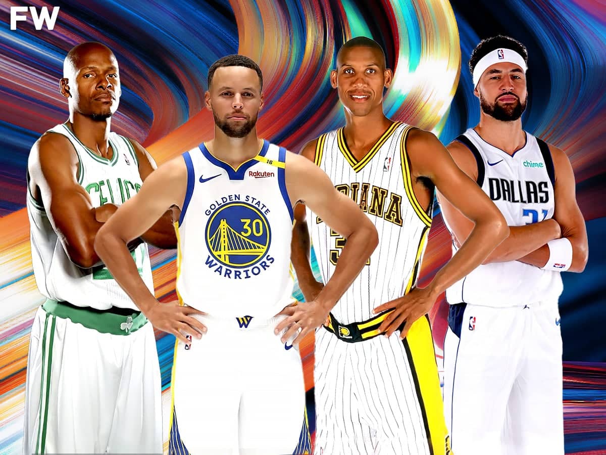 Three-Point Shooting Mt. Rushmore: Stephen Curry, Ray Allen, Reggie Miller, Klay Thompson