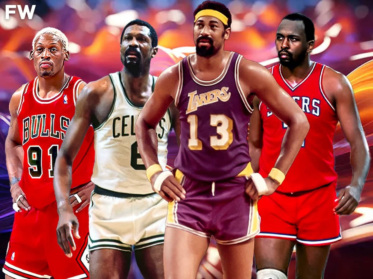 Rebounding Mt. Rushmore: Wilt Chamberlain, Bill Russell, Dennis Rodman, Moses Malone