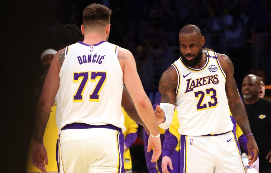 Lakers Fans React As Luka Doncic And LeBron James Shine In Dominant Win ...
