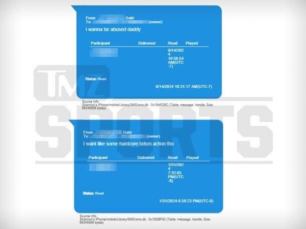 Leaked conversations between Shannon Sharpe and his accuser