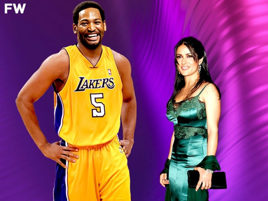 Lakers Legend Robert Horry Thought Salma Hayek Had A Crush On Him Until He Got A Reality Check