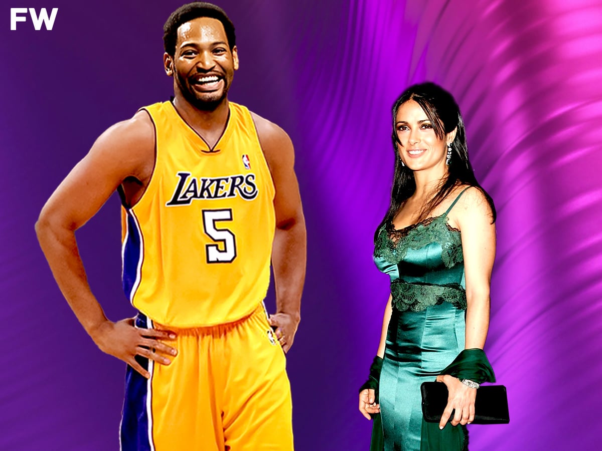 Lakers Legend Robert Horry Thought Salma Hayek Had A Crush On Him Until He Got A Reality Check