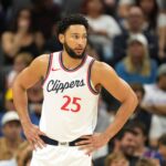 Los Angeles Clippers guard Ben Simmons (25) during the third quarter against the Sacramento Kings at Golden 1 Center.