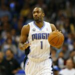 Magic point guard Gilbert Arenas during the second quarter against the Bulls at Amway Center