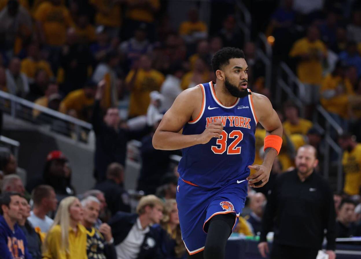 Knicks center Karl-Anthony Towns