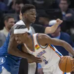 Anthony Edwards and Shai Gilgeous-Alexander