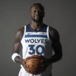 Sep 29, 2025; Minneapolis, MN, USA; Minnesota Timberwolves forward Julius Randle (30) poses for a photograph as part of media day at Target Center. Mandatory Credit: Bruce Kluckhohn-Imagn Images