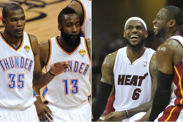 Kevin Durant Blamed LeBron James, Dwyane Wade For Manipulating James Harden To Leave OKC