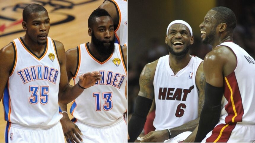 Kevin Durant Blamed LeBron James, Dwyane Wade For Manipulating James Harden To Leave OKC