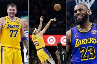 LeBron James And Luka Doncic React As Austin Reaves Nails Game-Winner To Avoid Bottling 20-Point Lakers Lead