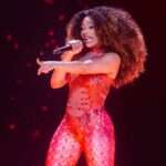 Megan Thee Stallion performs during the Hot Girl Summer Tour stop at FedExForum in Memphis, Tenn..