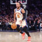 New York Knicks guard Jalen Brunson (11) at Madison Square Garden.