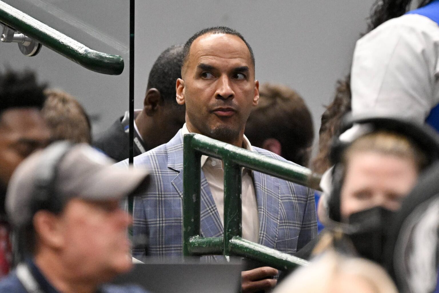 Dallas Mavericks general manager Nico Harrison during the game between the Dallas Mavericks and the Los Angeles Lakers at American Airlines Center.