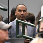 Dallas Mavericks general manager Nico Harrison during the game between the Dallas Mavericks and the Los Angeles Lakers at American Airlines Center.