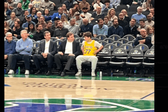 Mavericks Fan Who Flipped Off Patrick Dumont Is Spotted Next To Him Wearing A Lakers Jersey