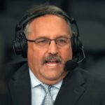 TNT broadcaster Stan Van Gundy during the game between the Los Angeles Lakers and the Boston Celtics at Staples Center.