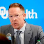 Thunder general manager Sam Presti speaks during an introductory press conference for the 2024 Thunder draft picks at Oklahoma Contemporary Arts Center in Oklahoma City, Saturday, June, 29, 2024.