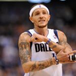 Apr 20, 2012; Dallas, TX, USA; Dallas Mavericks shooting guard Delonte West (13) argues a call with the referee during the fourth quarter against the Golden State Warriors at the American Airlines Center. The Mavericks defeated the Warriors 104-94. Mandatory Credit: Jerome Miron-USA TODAY Sports