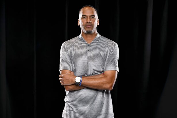 Dallas, TX, USA; Dallas Mavericks general manager Nico Harrison poses for a photo during the 2024 Dallas Mavericks media day. Mandatory Credit: Jerome Miron-Imagn Images
