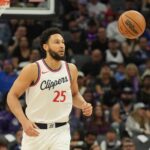 Los Angeles Clippers guard Ben Simmons (25) during the third quarter against the Sacramento Kings at Golden 1 Center.