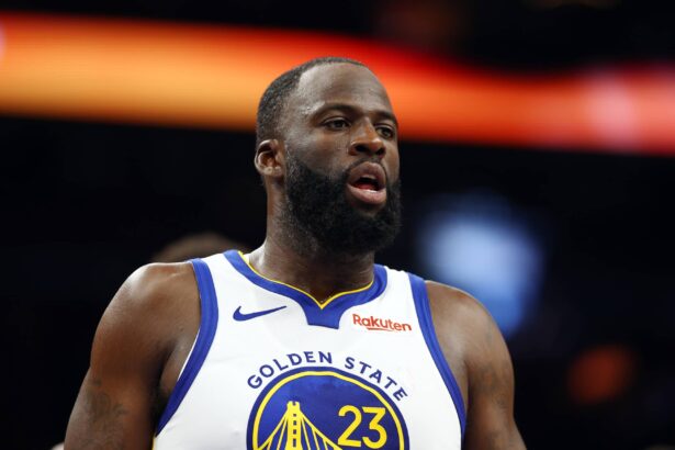 Golden State Warriors forward Draymond Green (23) against the Phoenix Suns at Mortgage Matchup Center.