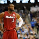 Dec 25, 2011; Dallas, TX, USA; Miami Heat shooting guard Dwyane Wade (3) takes a break from facing the Dallas Mavericks during their game at the American Airlines Center. The Heat defeated the Mavericks 105-94. Mandatory Credit: Jerome Miron-Imagn Images
