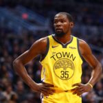 Dec 31, 2018; Phoenix, AZ, USA; Golden State Warriors forward Kevin Durant (35) against the Phoenix Suns at Talking Stick Resort Arena. Mandatory Credit: Mark J. Rebilas-Imagn Images