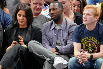 Sports agent Rich Paul attends game five of the 2023 NBA Finals between the Miami Heat and Denver Nuggets at Ball Arena.