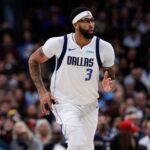 Dec 1, 2025; Denver, Colorado, USA; Dallas Mavericks forward Anthony Davis (3) in the fourth quarter against the Denver Nuggets at Ball Arena. Mandatory Credit: Isaiah J. Downing-Imagn Images