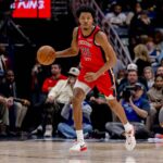 Dec 4, 2025; New Orleans, Louisiana, USA; New Orleans Pelicans forward Trey Murphy III (25) brings the ball up court against the Minnesota Timberwolves during the first half at Smoothie King Center. Mandatory Credit: Stephen Lew-Imagn Images
