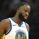 San Francisco, California, USA; Golden State Warriors forward Draymond Green (23) during the fourth quarter against the Dallas Mavericks at Chase Center. Mandatory Credit: Darren Yamashita-Imagn Images