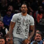 Denver, Colorado, USA; Dwight Howard during the second half of a game between the Los Angeles Lakers and the Denver Nuggets at Ball Arena. Mandatory Credit: Ron Chenoy-Imagn Images