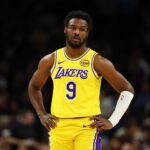 Los Angeles Lakers guard Bronny James (9) against the Phoenix Suns in the second half at Mortgage Matchup Center.