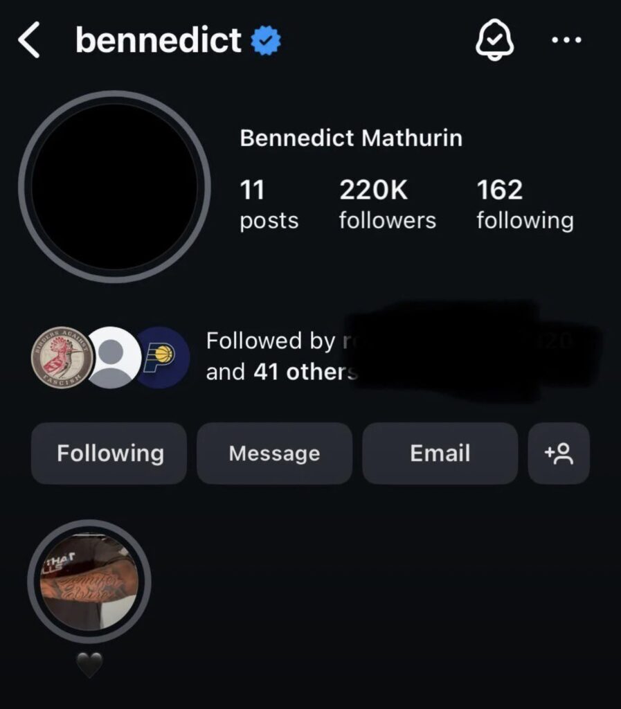 Bennedict Mathurin Sparks Trade Rumors And Departure From Pacers After Latest IG Activity