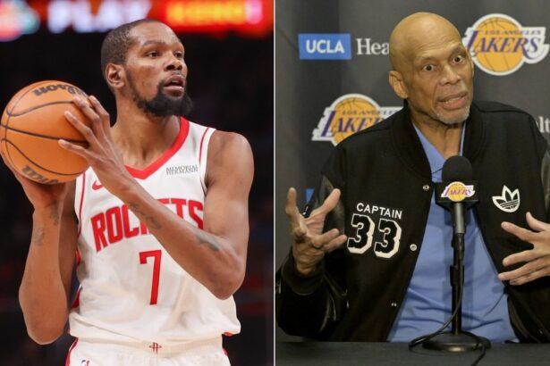 "Jesus! God Damn!": Kevin Durant Stunned To Hear Requirements For Overtaking Kareem Abdul-Jabbar's Scoring Record