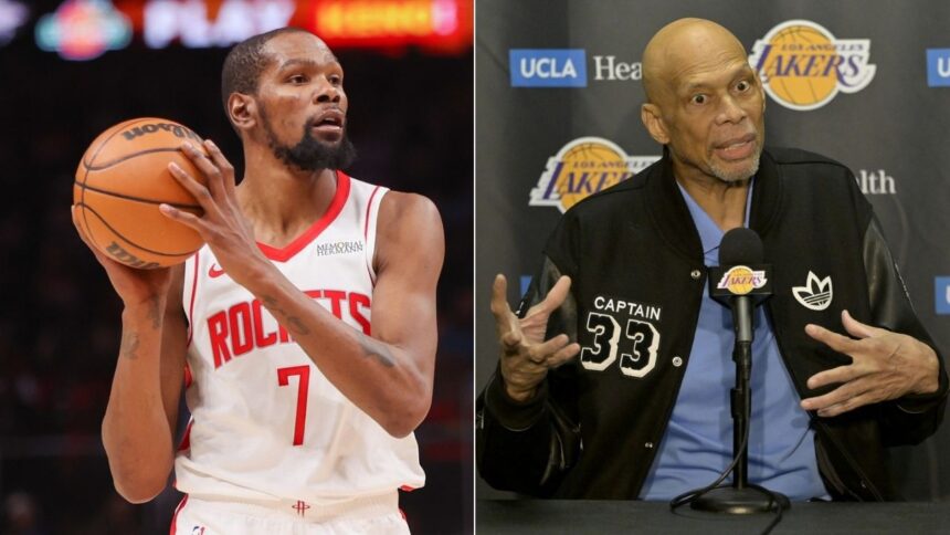 "Jesus! God Damn!": Kevin Durant Stunned To Hear Requirements For Overtaking Kareem Abdul-Jabbar's Scoring Record