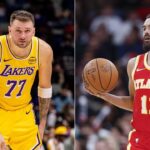Lakers Star Luka Doncic Reacts As Trae Young Gets Traded Mid-Game From Hawks To Wizards