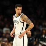 Jan 27, 2026; Phoenix, Arizona, USA; Brooklyn Nets forward Michael Porter Jr. (17) against the Phoenix Suns at Mortgage Matchup Center. Mandatory Credit: Mark J. Rebilas-Imagn Images