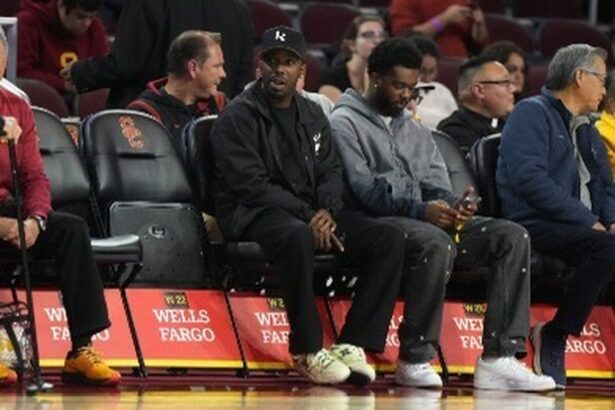 Nov 29, 2023; Los Angeles, California, USA Rich Paul attends the game between the Southern California Trojans and the Eastern Washington Eagles at the Galen Center. Mandatory Credit: Kirby Lee-Imagn Images