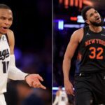 NBA Fans Ridicule Karl-Anthony Towns As Russell Westbrook Bullies Knicks Star In A Viral Post Up Play
