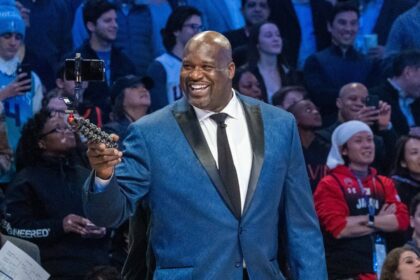 NBA great Shaquille O'Neal during NBA All Star Saturday Night at United Center.