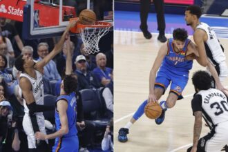 NBA Fans Go Wild As Victor Wembanyama Targets Chet Holmgren Less Than 60 Seconds Into Spurs vs. Thunder