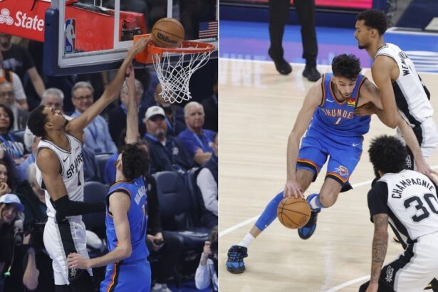 NBA Fans Go Wild As Victor Wembanyama Targets Chet Holmgren Less Than 60 Seconds Into Spurs vs. Thunder