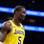 Phoenix, Arizona, USA; Los Angeles Lakers center Deandre Ayton (5) against the Phoenix Suns at Mortgage Matchup Center. Mandatory Credit: Mark J. Rebilas-Imagn Images