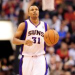 Phoenix, AZ, USA; Phoenix Suns guard Sebastian Telfair (31) dribbles the ball up the court during the game against the Chicago Bulls at the US Airways Center. The Bulls defeated the Suns 112-106 in overtime. Mandatory Credit: Jennifer Stewart-Imagn Images
