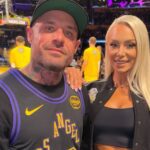 LeBron James fans - Mark Carroll and Lauren Simpson